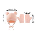 Totti Baby Beanie & Mittens Set