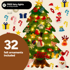 Tiny Table Montessori Felt Christmas Tree