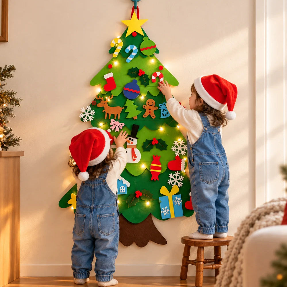 Tiny Table Montessori Felt Christmas Tree