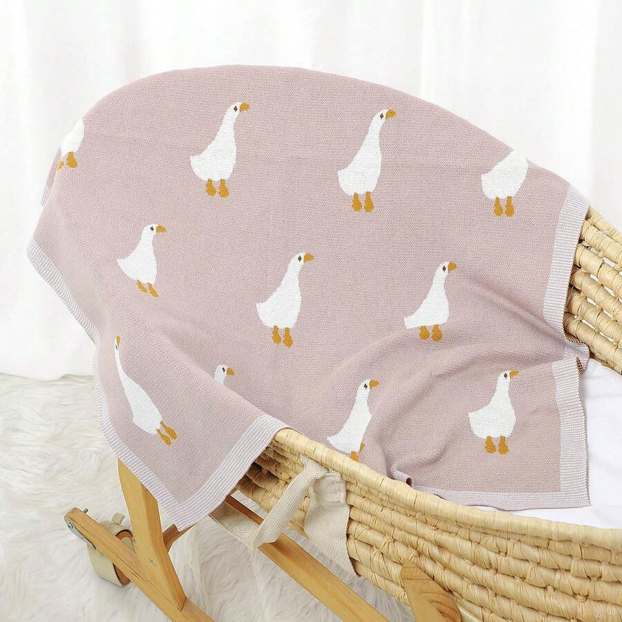 Totti Cotton Knit Baby Blanket