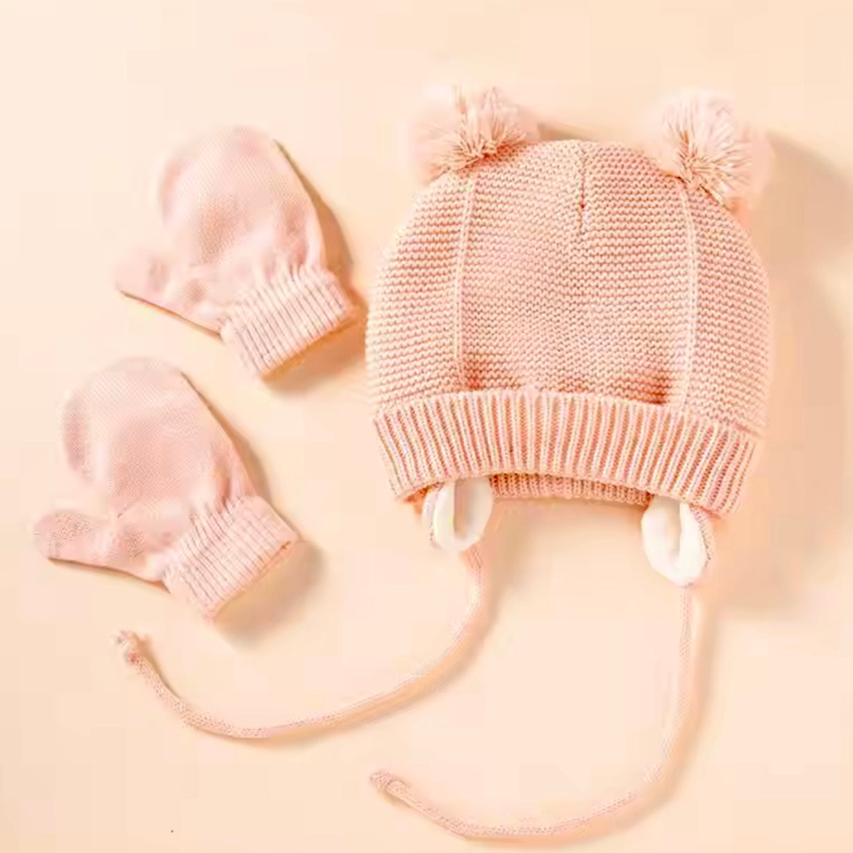Totti Baby Beanie & Mittens Set