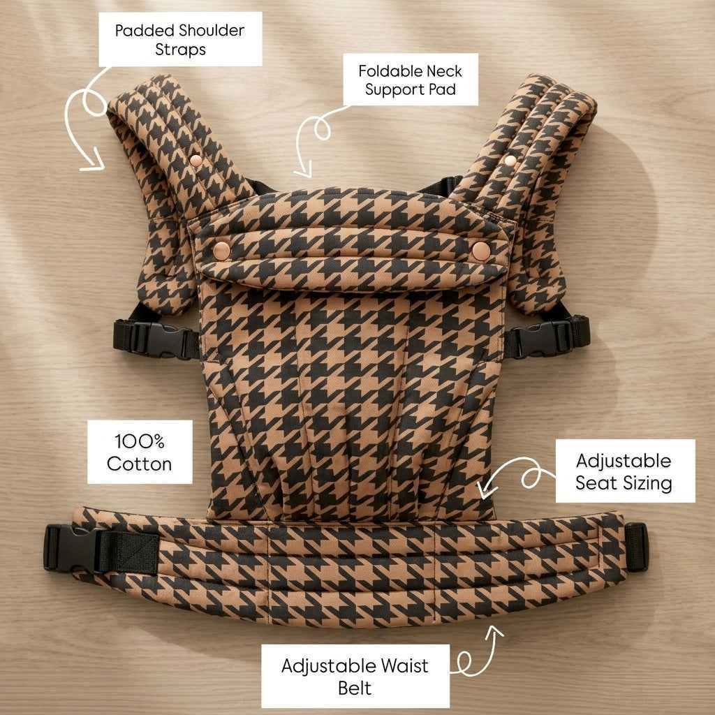 Tiny Table™ Embrace Baby Carrier - Mocha