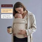 Tiny Table™ Embrace Baby Carrier - Houndstooth