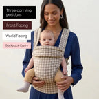 Tiny Table™ Embrace Baby Carrier - Houndstooth