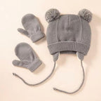 Totti Baby Beanie & Mittens Set