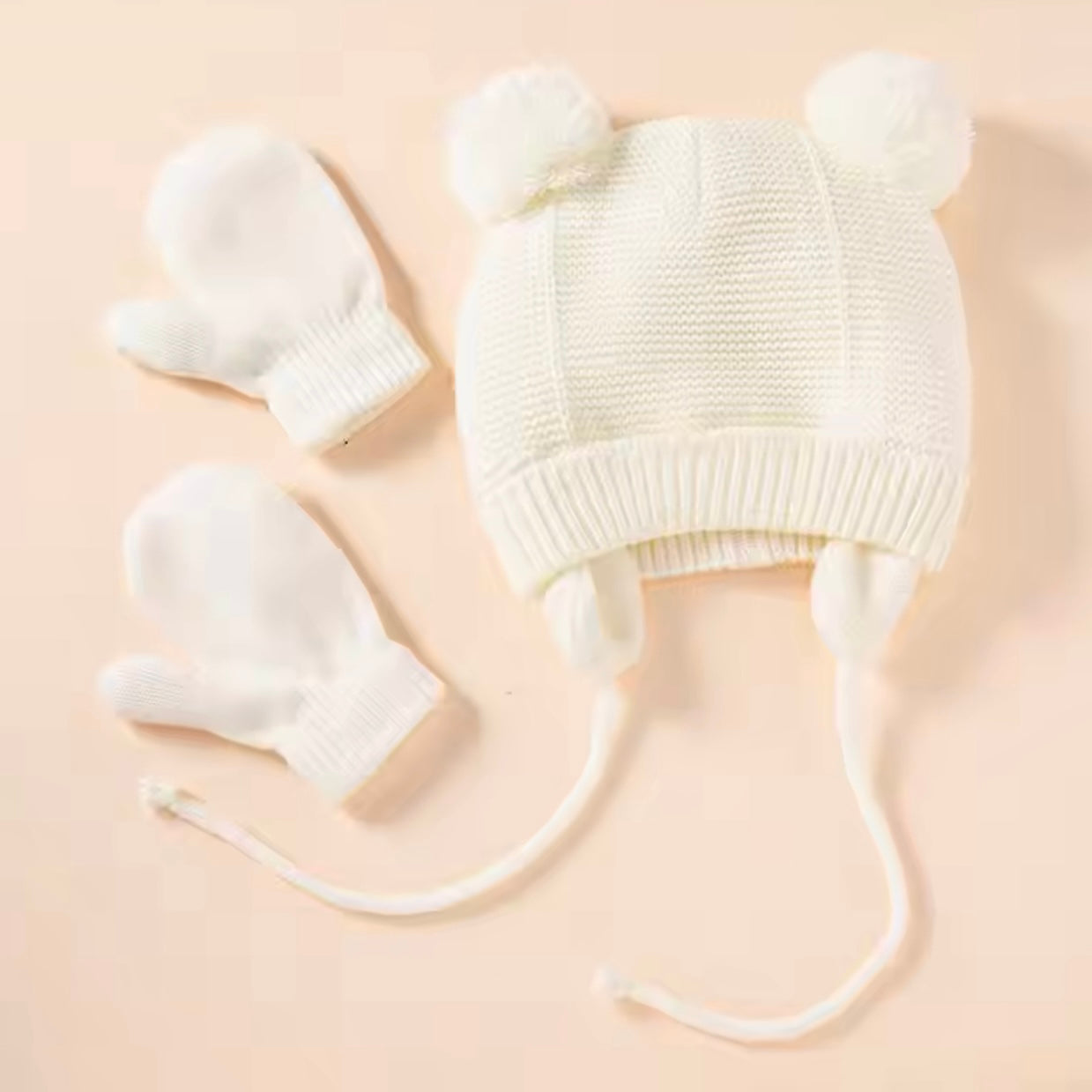 Totti Baby Beanie & Mittens Set
