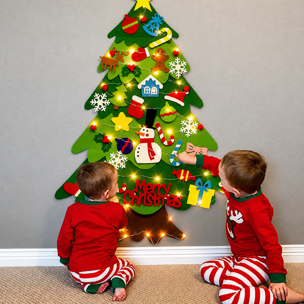 Tiny Table Montessori Felt Christmas Tree