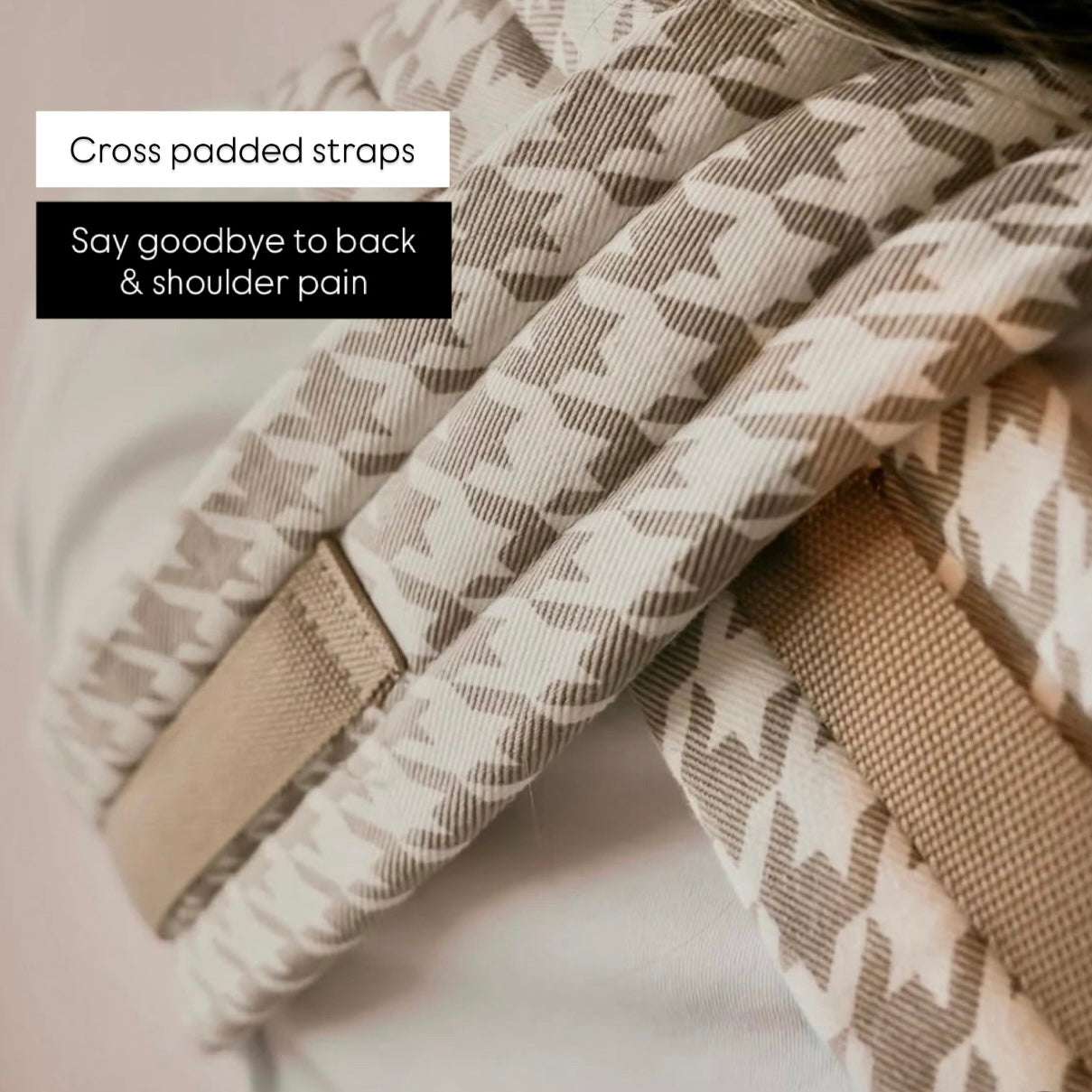 Tiny Table™ Embrace Baby Carrier - Houndstooth