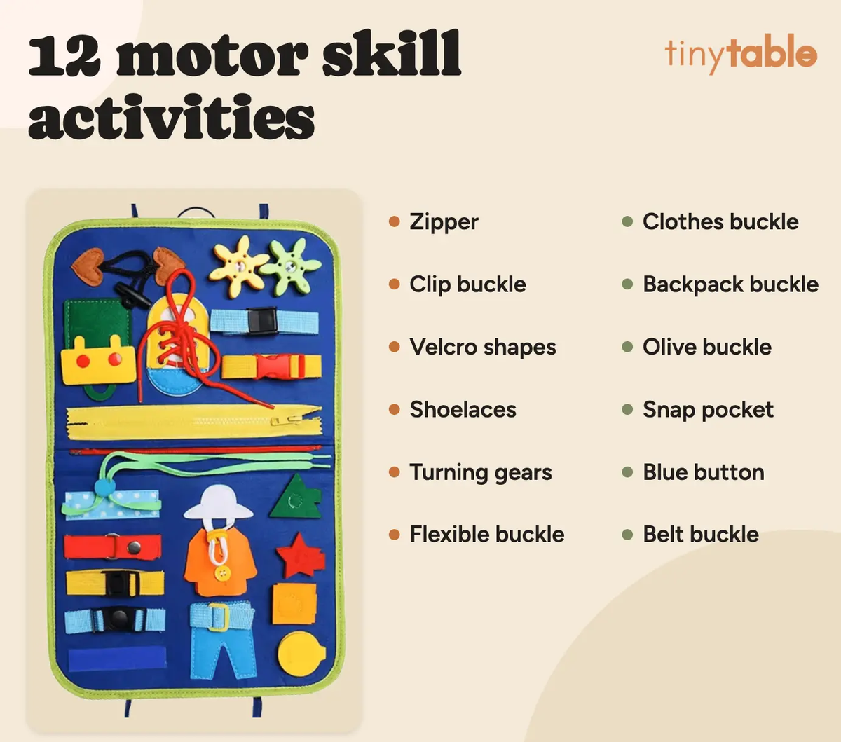 Totti Montessori Busy Board