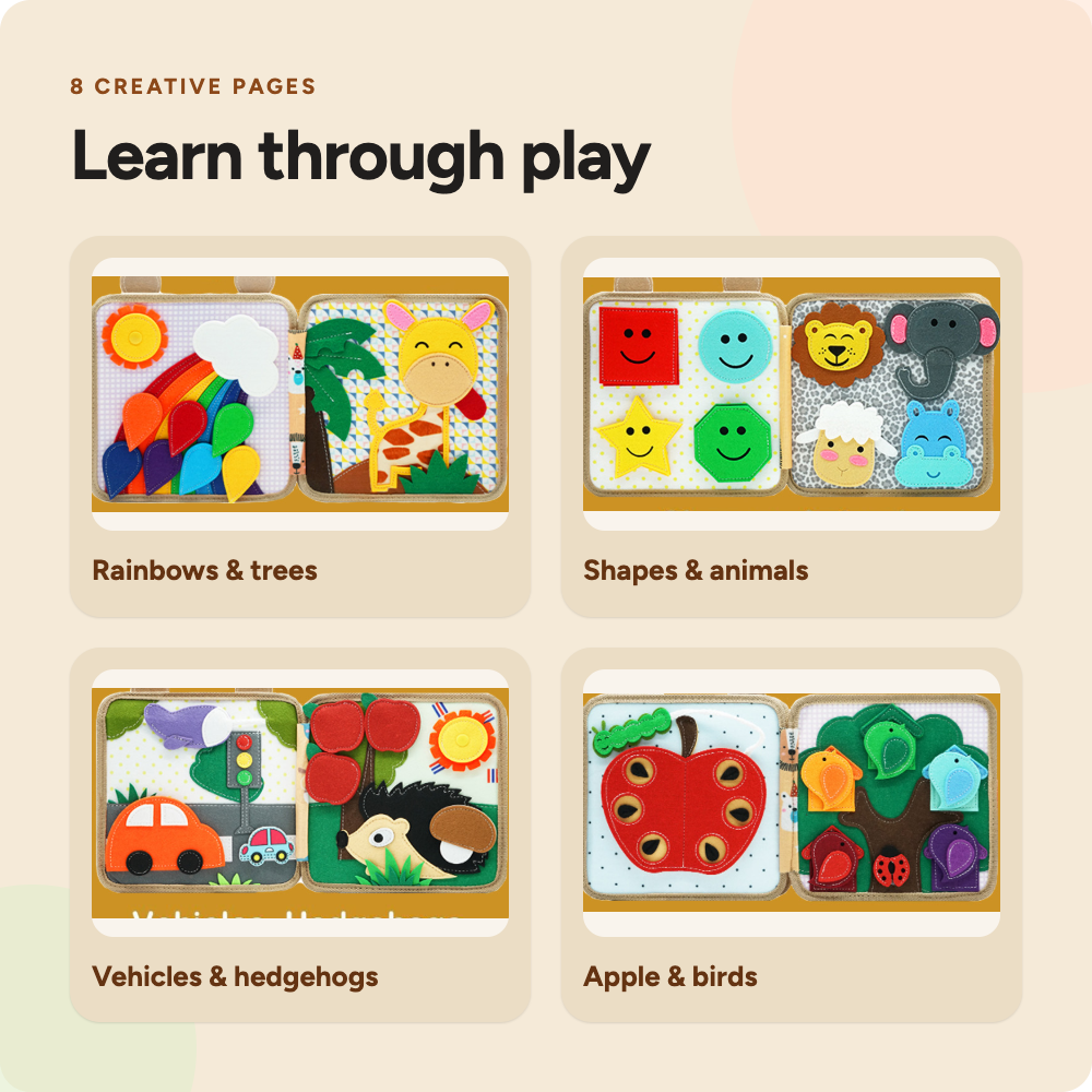 Tiny Table Sensory Busy Book