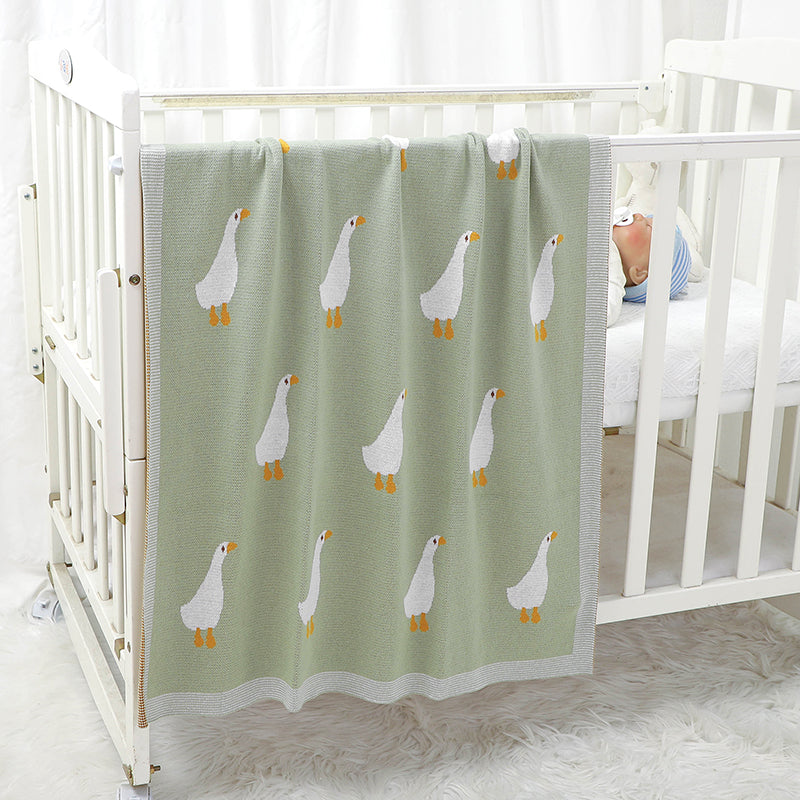Totti Cotton Knit Baby Blanket