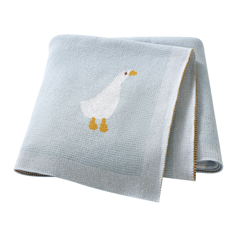 Totti Cotton Knit Baby Blanket