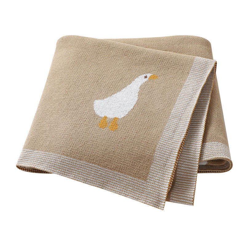 Totti Cotton Knit Baby Blanket