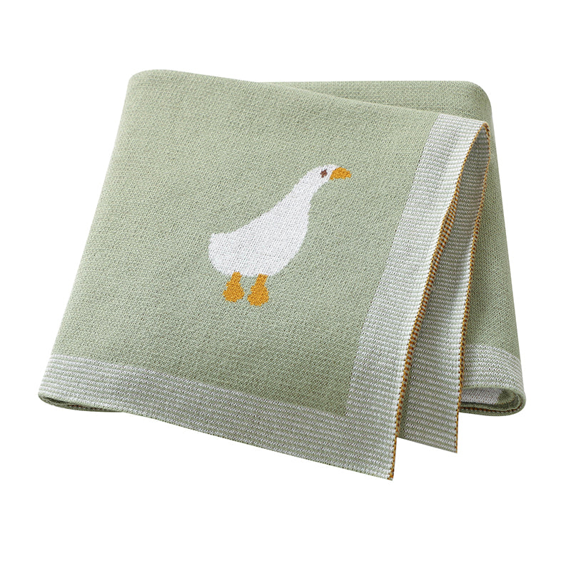 Totti Cotton Knit Baby Blanket