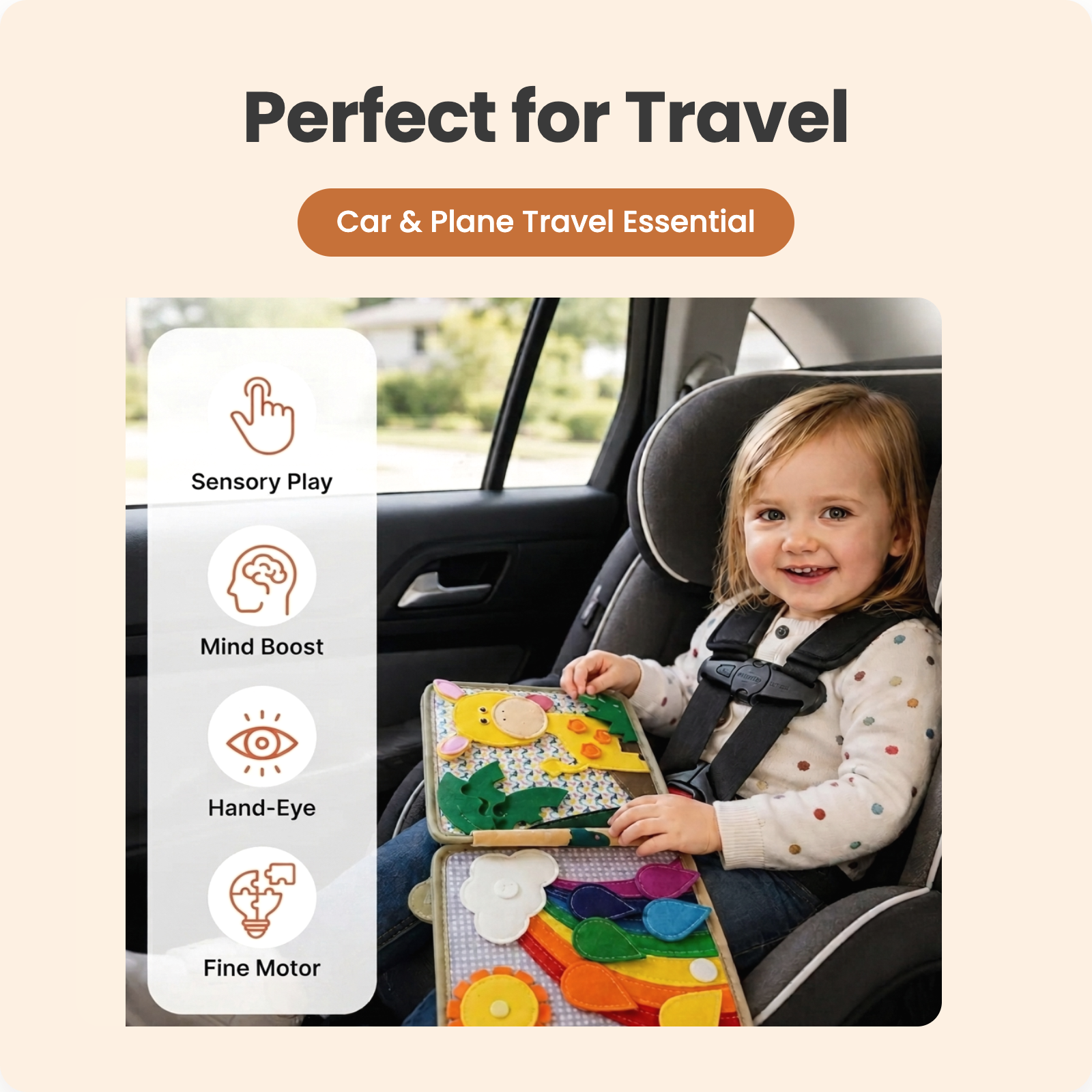 Tiny Table Sensory Busy Book