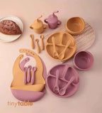 Complete Meal Time Silicone Set - Berry Pink