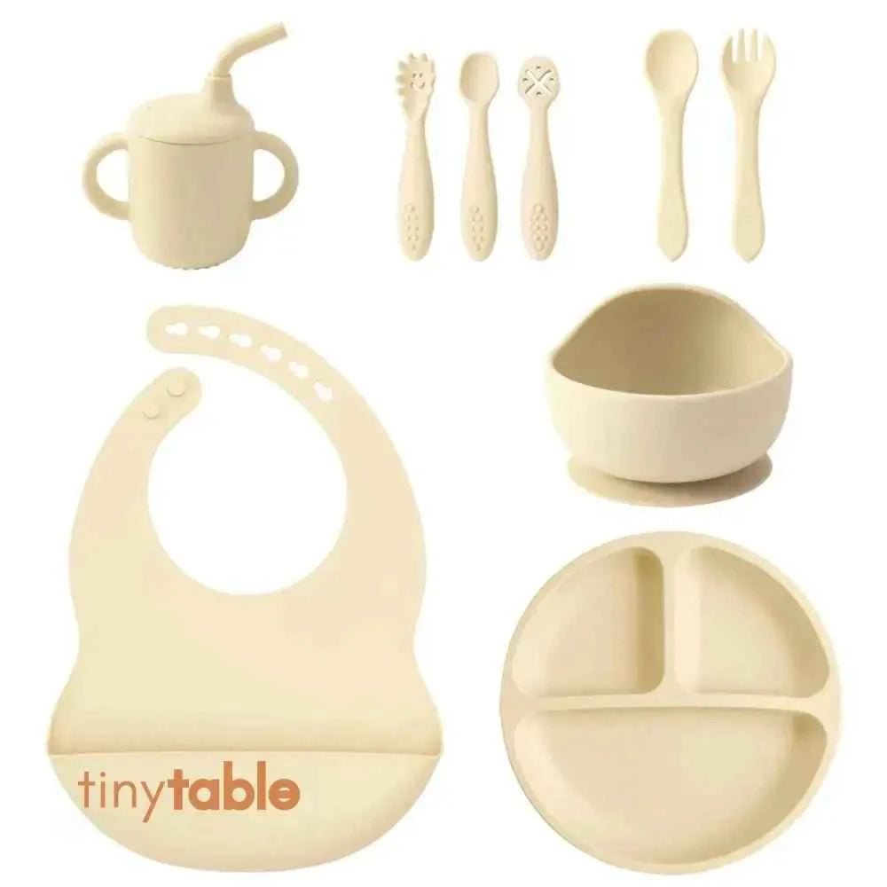 Complete Meal Time Silicone Set - Sand