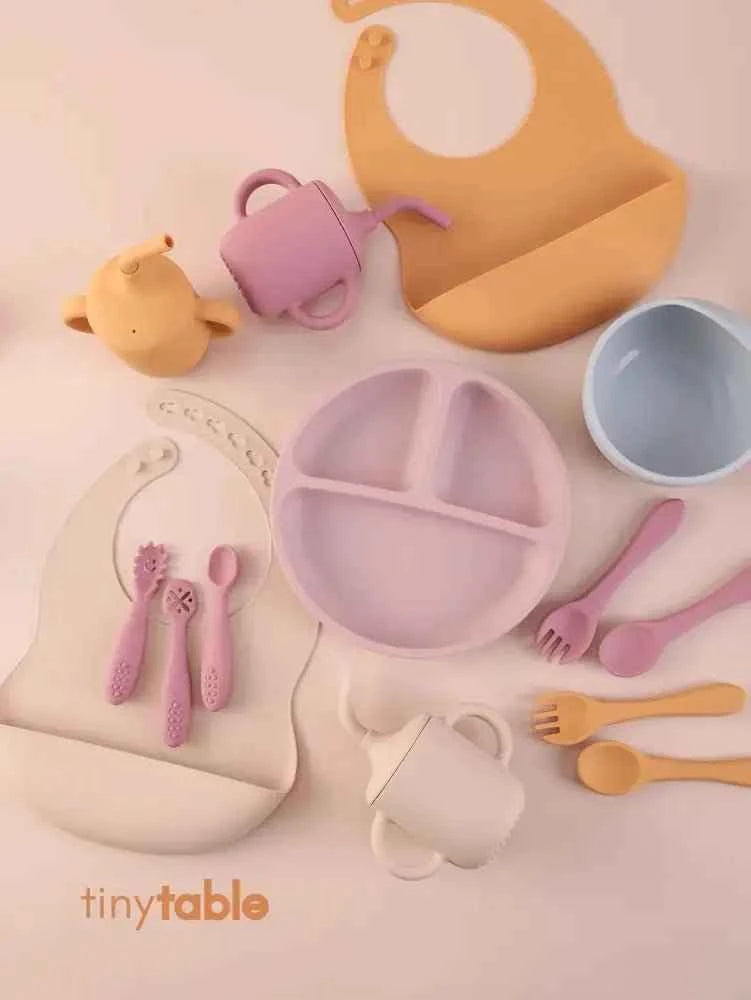 Complete Meal Time Silicone Set - Sand