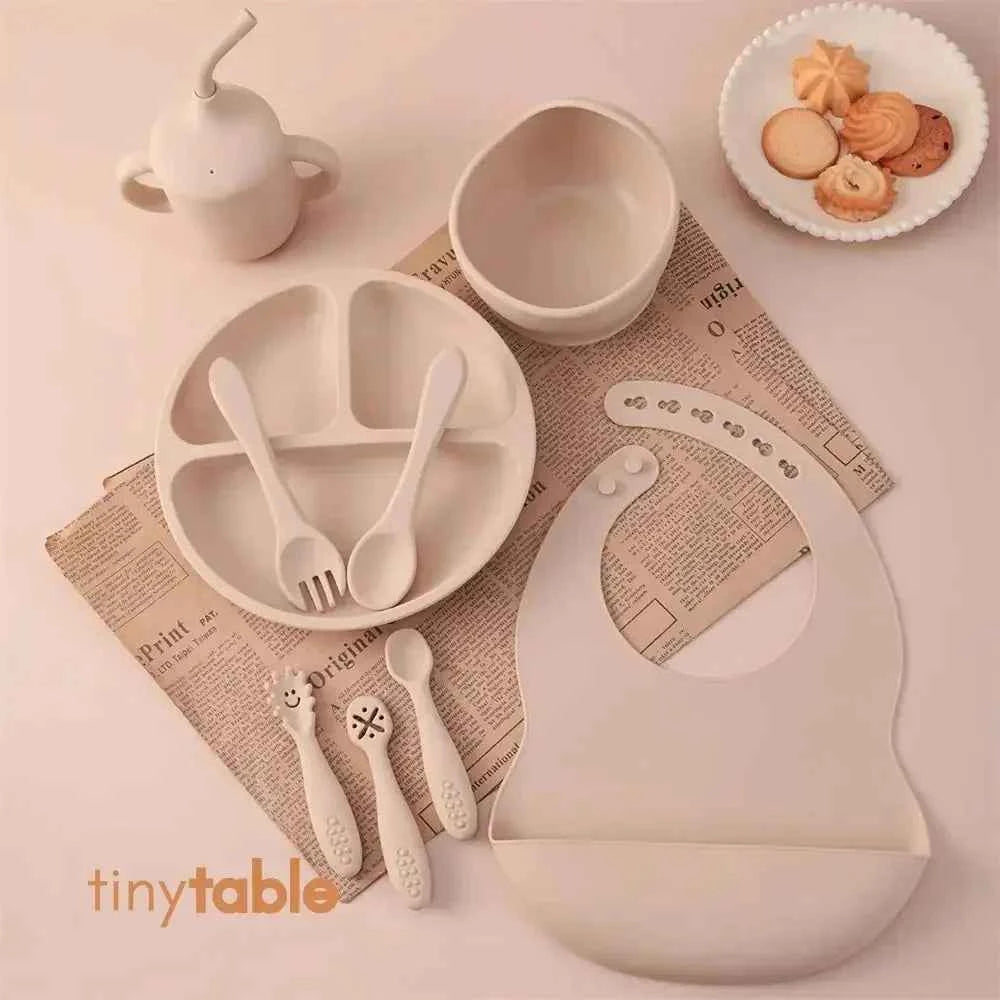 Complete Meal Time Silicone Set - Sand