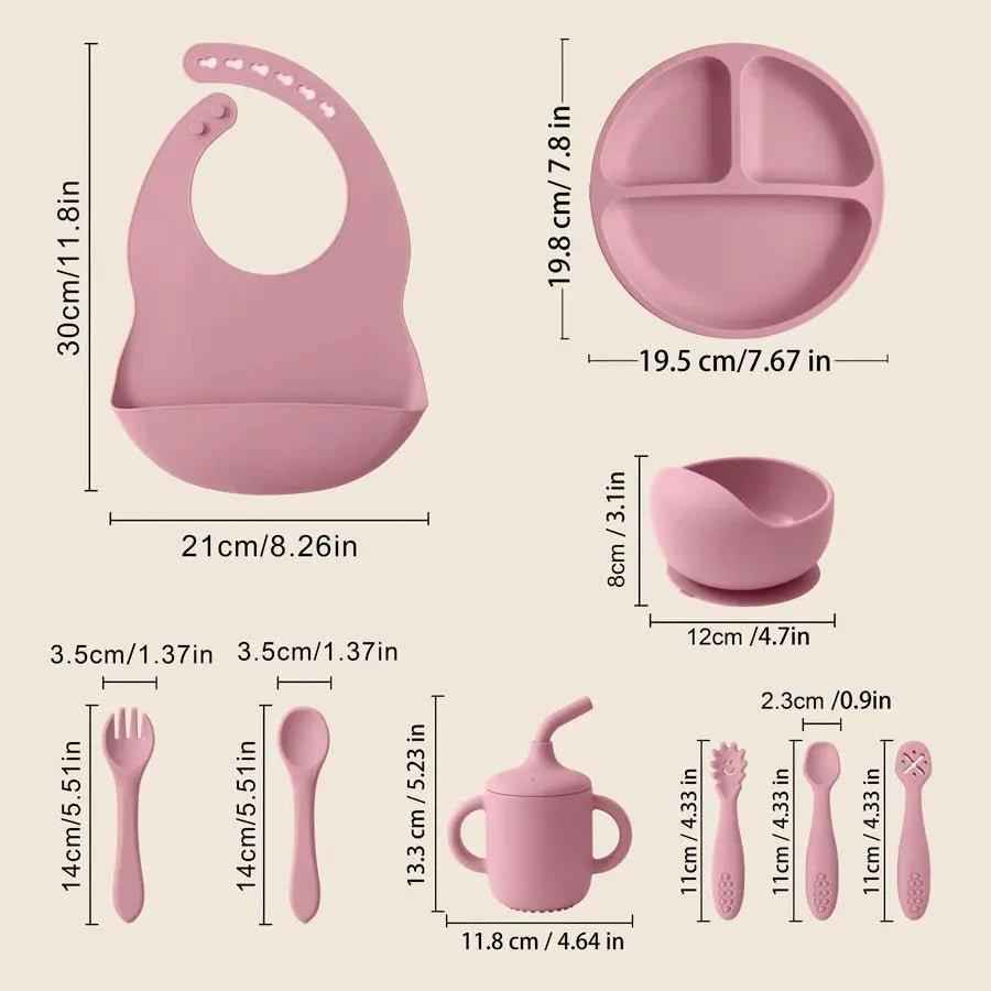 Complete Meal Time Silicone Set - Sand