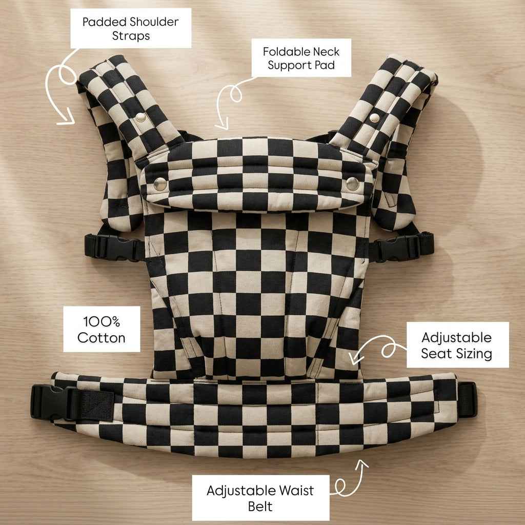Tiny Table™ Embrace Baby Carrier - Chess