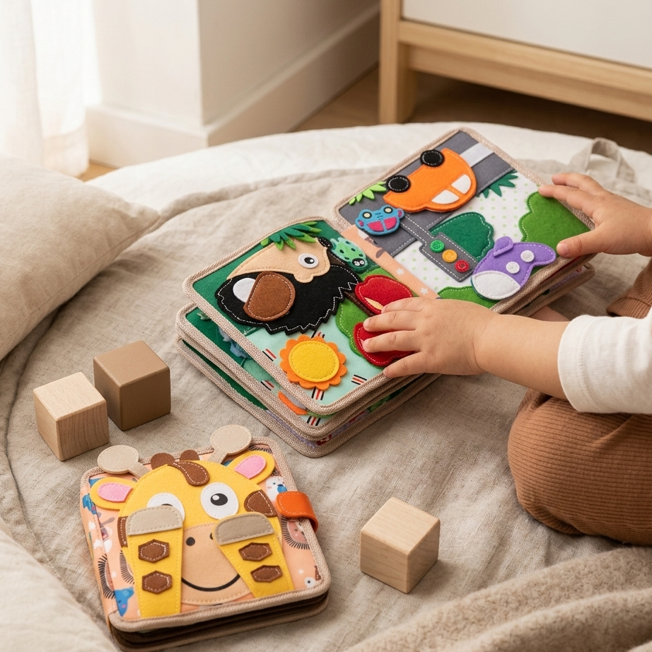 Tiny Table Sensory Busy Book